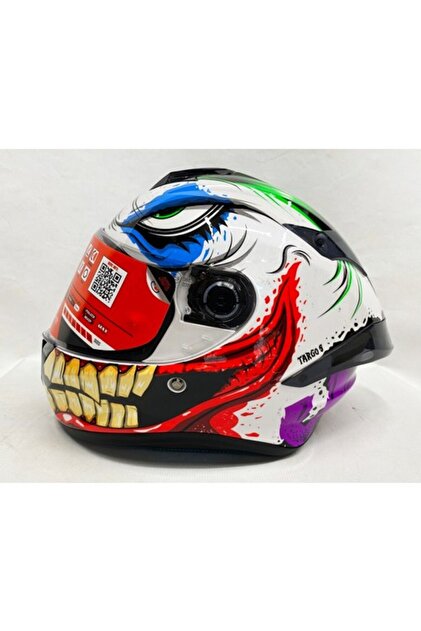 MT Targo S Joker A5 Şeffaf Vizörlü V-14b Kapalı Motosiklet Kaskı