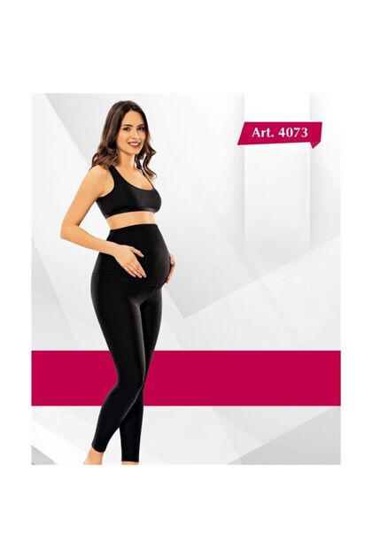 Black Kota Pregnant Women's Tights