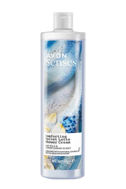 Senses 500 Ml. Relaxing Oat Milk and Cornflower Shower Cream