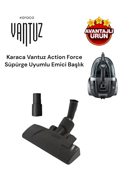 shopdrm Karaca Vantuz Action Force Toz Torbasız Süpürge Uyumlu