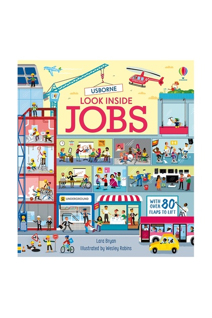 Κάρτα για παιδιά, Usborne</DNTCTMS>, Κοιτάξτε μέσα στις θέσεις εργασίας, ηλικίες 5+
