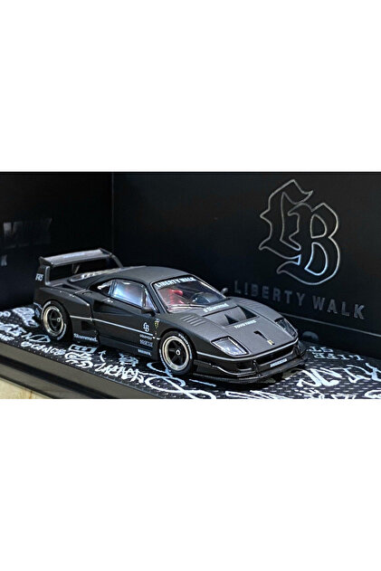 Inno 64 Ferrari F40 Lbwk Matte Black Hong Kong Toycar Salon 2023