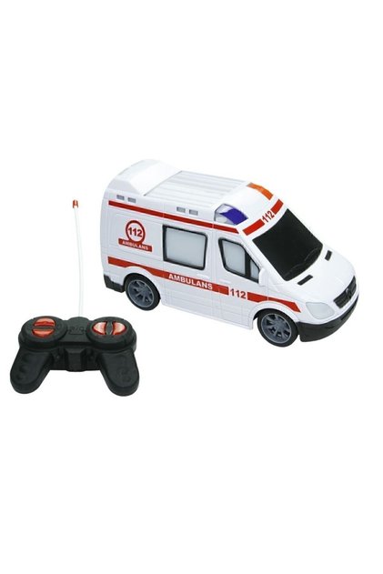Oyuncak Uz.Kumandalı Araba Ful Fonksiyon Sprinter Ambulans, Polis, itfaiye Jandarma Araçları 20Cm