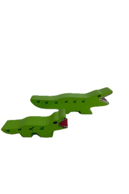 Wooden Toy Animals - Mother & Baby Crocodile