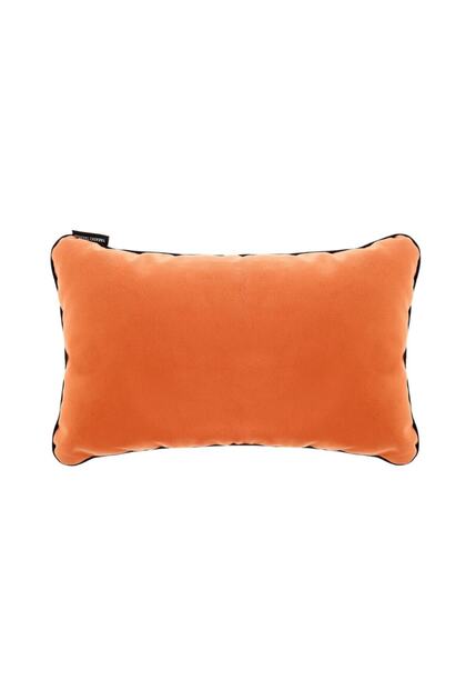 Pile Cushion Pillow Case Orange Color 50X30