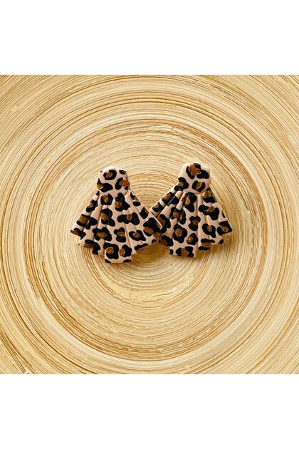LEOPAR DESENLİ KÜPE