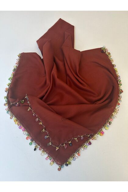 Handcrafted Edge Beaded Writing Muslin Yemeni Is a Gift for Dowry