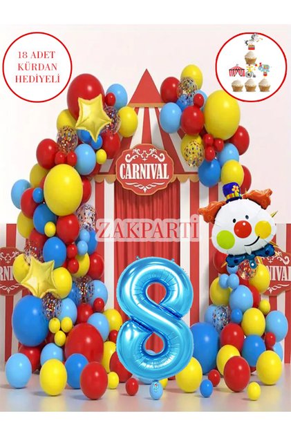 Carnival Themed Stylish Birthday Set