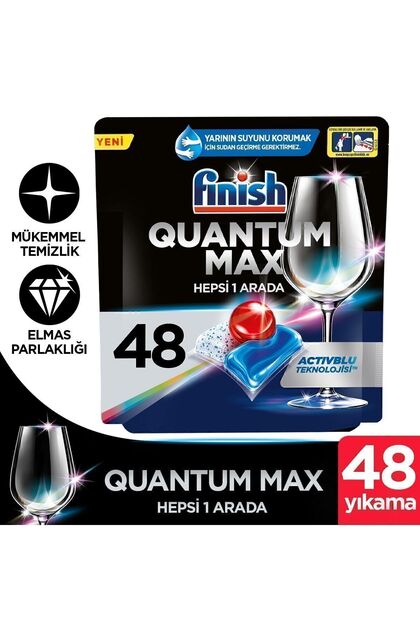 Quantum Max Bulaşık Makinesi Deterjanı Kapsül Tablet 48 Adet