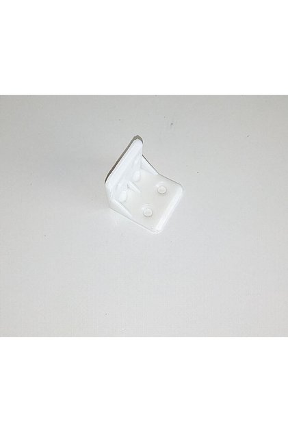 10 Adet Plastik L Köşe Bağlantı Beyaz, 25x25 Mm, Kalınlık 3 Mm