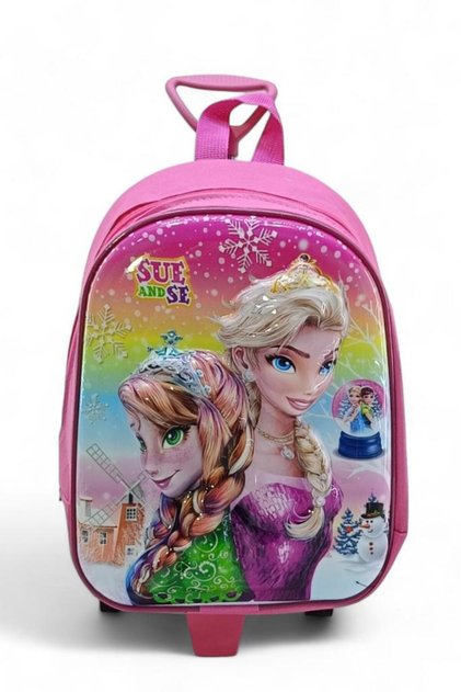 Kindergarten Checkerboard Backpack 3D Embossed Nursery Girl Bag Si