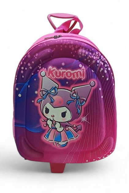 Kindergarten Checkerboard Backpack 3D Embossed Nursery Girl Bag Si