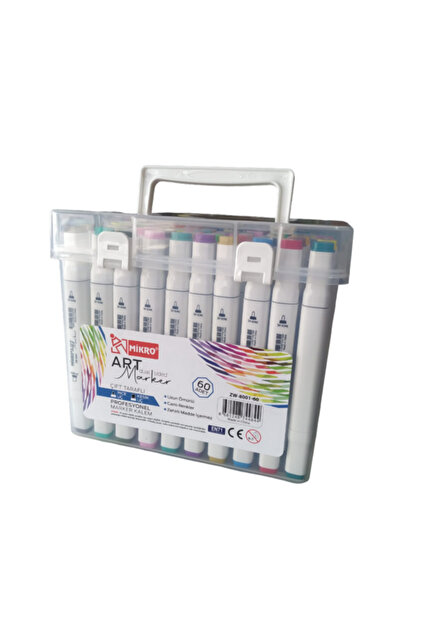 Mikro Çift Uçlu Marker Kalem Seti ( 60'LI Kutu ) - Fiyatı, Yorumları