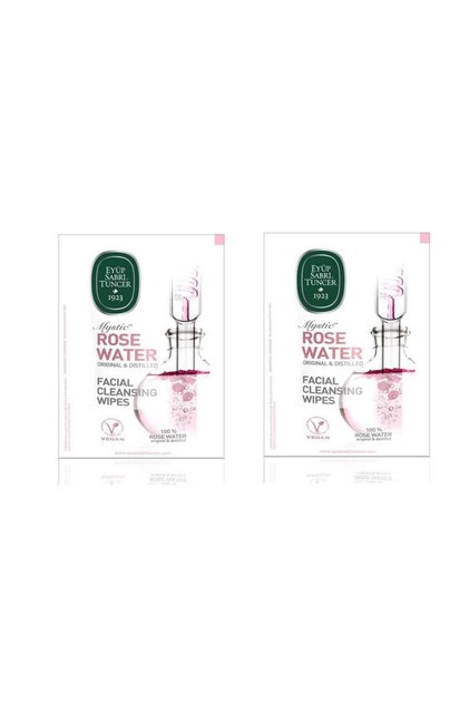 Mystic Rose Water Facial Cleansing Wipes 30 Pack Large Size X 2 Pieces