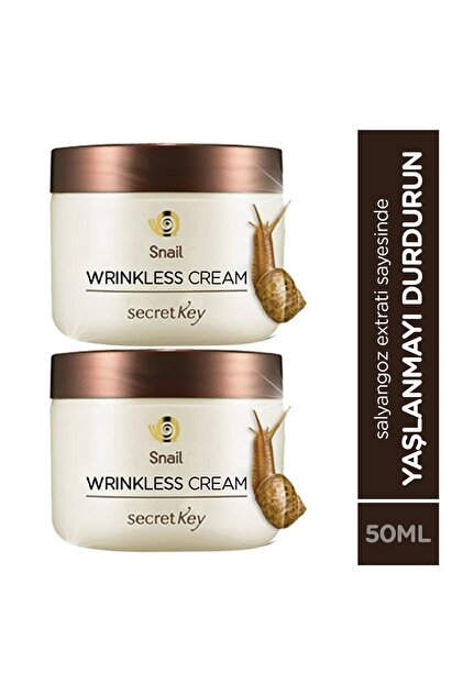 Snail Extract Anti-Aging Plumping Cream, 2-Pack