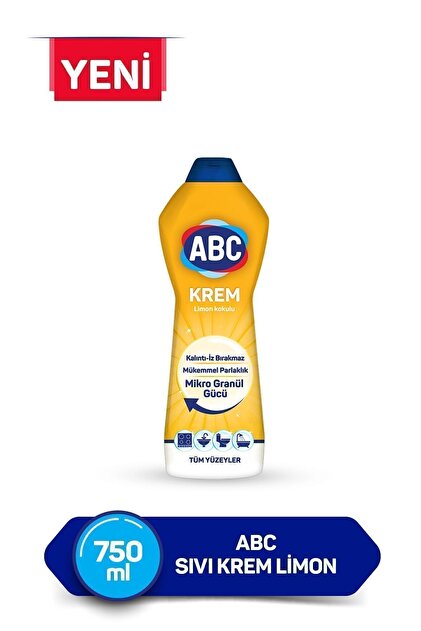 ABC Krem Limon Kokulu 750 Ml