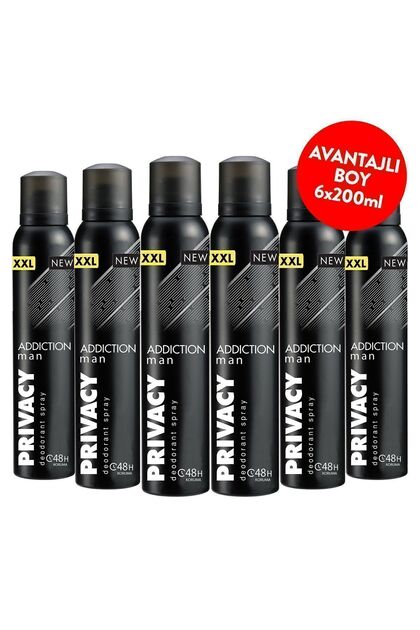 Addiction Man Erkek Deodorant 6x200 ml
