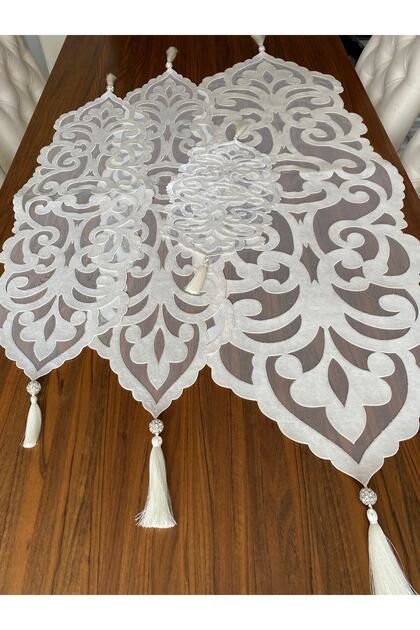 Ivy Model Ecru Color Living Room Set 4 Pieces