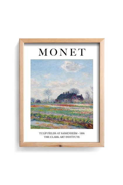 Tulip Fields in Sassenheim - Wood Patterned Frame