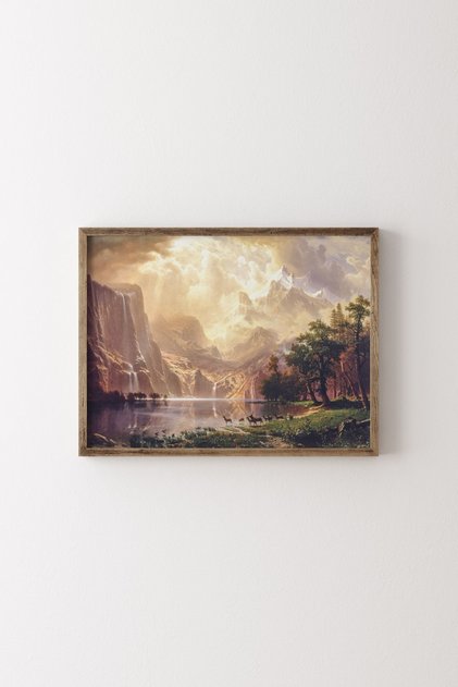 Landscape - Wooden Patterned Frame