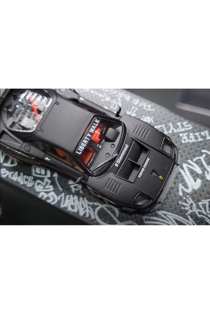 Inno 64 Ferrari F40 Lbwk Matte Black Hong Kong Toycar Salon 2023