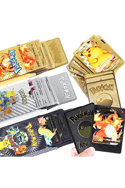 e-life shop Pokemon Vmax Gold Black Silver Card Tcg Dx Gx Süper