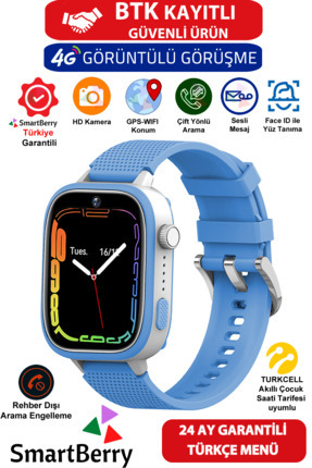 Smartberry Z50 Görüntülü Görüşme Gps Wıfı Net Konum Gizli Dinleme