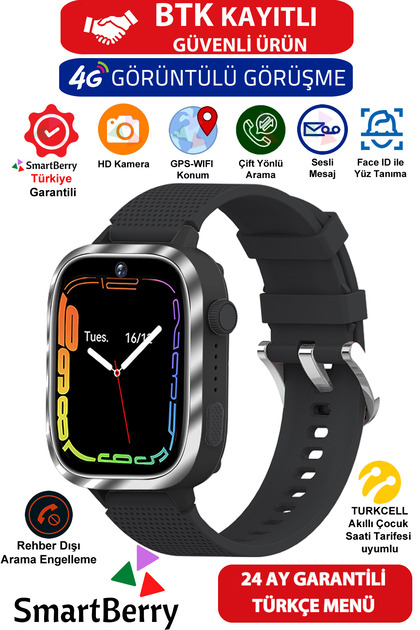 Smartberry Z51 Görüntülü Görüşme Gps Wıfı Net Konum Gizli Dinleme