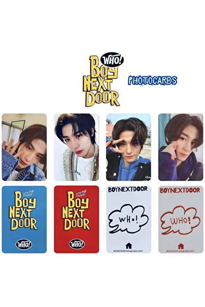 Kpop Dünyasi BOYNEXTDOOR Jaehyun '' Who '' Photocards Set - Fiyatı