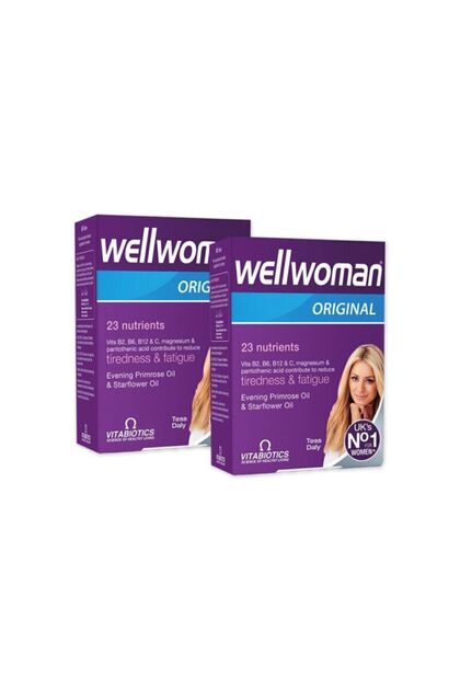 Wellwoman Energy Release & Immune Function 60 Tablets - Pack of 2