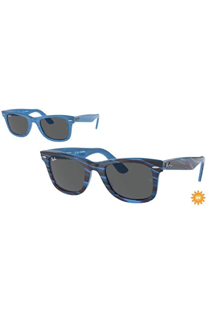 Ray-Ban RB2140 1409B1 - Photo çizgili Mavi Renk Degiştiren Çerçeve