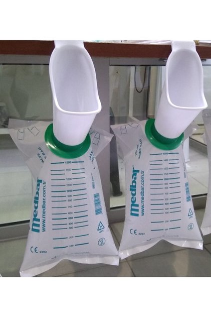 Valfli Idrar Torbası Tek Kullanımlık Ördek 1500 ml (10 Adet )