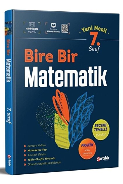 (Geçen yılın) Artıbir 7. Sınıf Birebir Matematik Yeni Nesil Konu Özetli Soru Bankası