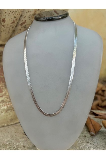Italian Model Long Stainless Steel Necklace (55cm)