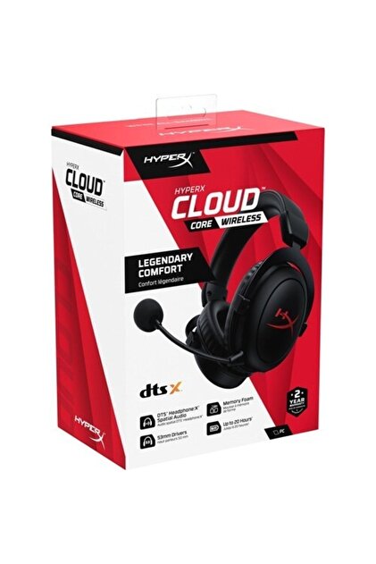HyperX Cloud Core Wireless + DTS Headphone:X Gaming Kulaklık