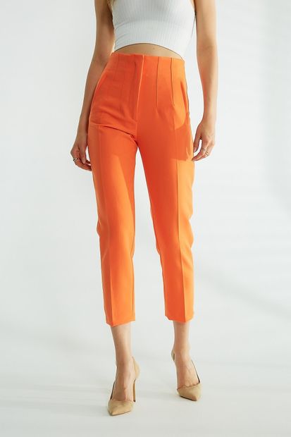 Robin Cepli Kumaş Pantolon Orange - 3