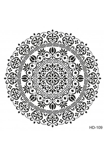 HD109 استنسل ديكور المنزل الدمشقي 45x45