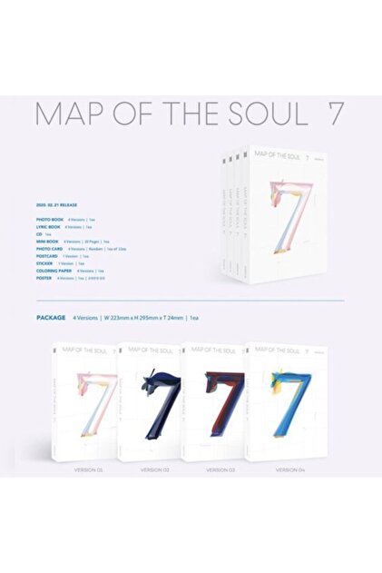 BTS ''map Of The Soul : 7'' Album 1. Versiyon - Fiyatı, Yorumları