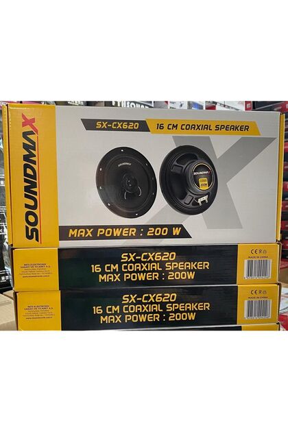 Soundmax SX-CX620 16 CM HOPARLÖR 200 WATT MAXİMUM POWER ÇİFT