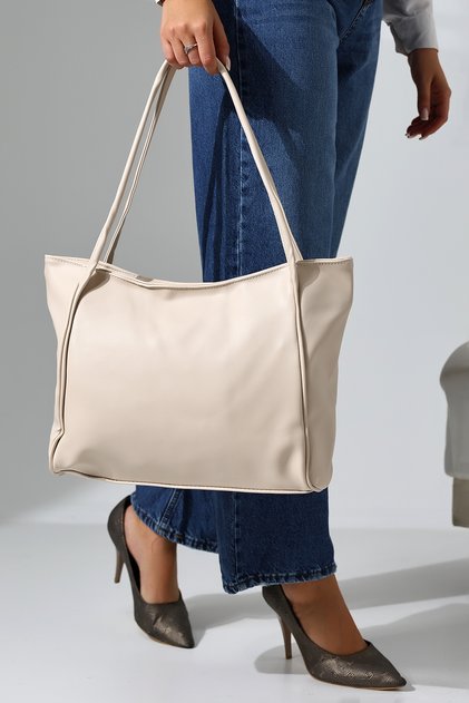 Large Size Women's Bag Models with Soft Leather and Linen
