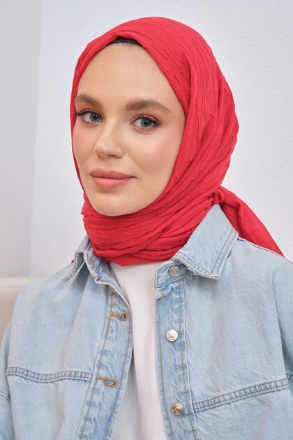 Şalland Bamboo Shawl Red