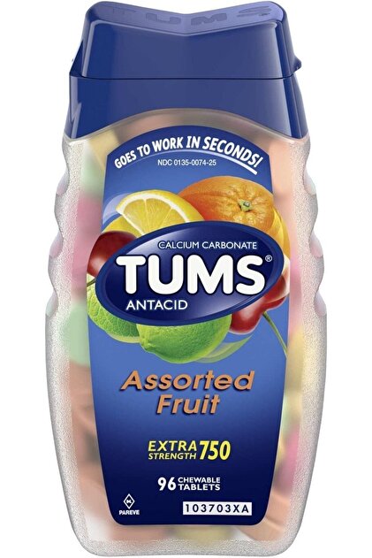 Tums Assorted Fruit 96 Tablets - Fiyatı, Yorumları