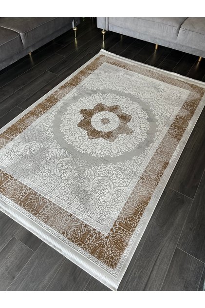 Gümüşsuyu Antibakteriyel Halı Rustic 14990 Sarı