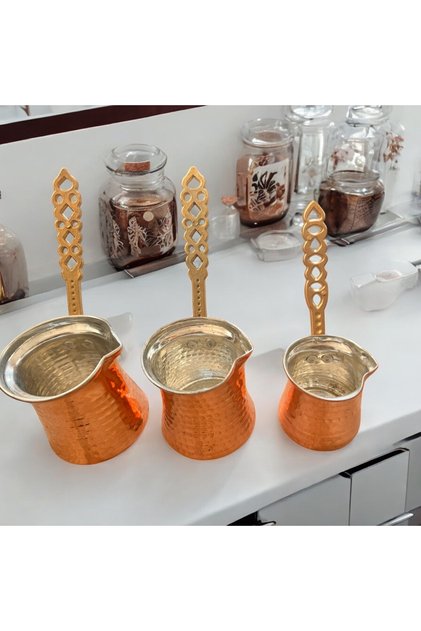 Copper Forged Coffee Pot 1-2-3 Number