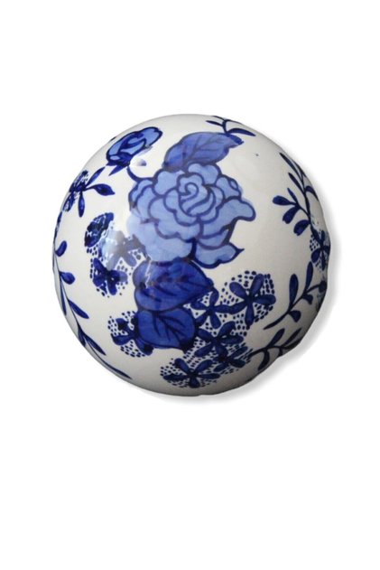 Rose Bleu Blanc Seramik Top ( 10 Cm )
