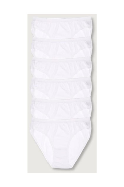 Women's 6-Pack Bikini Panties Elf568T0635Ccm6 Mixed Color One Size