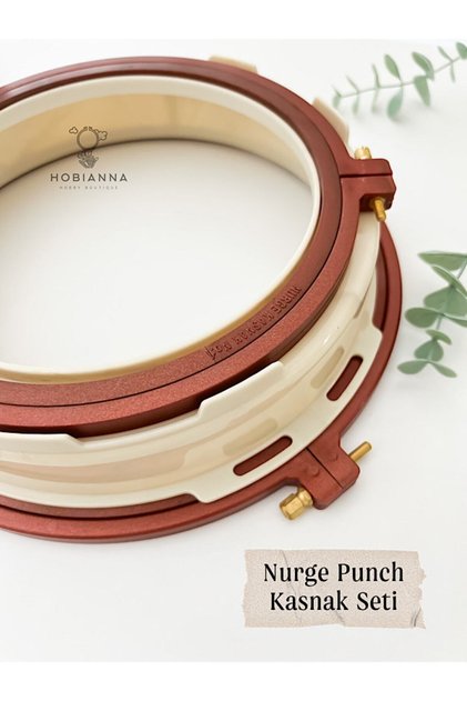 Nurge Punch (panç) Nakış Kasnak Seti