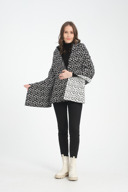 Leopard Print Shoulder Shawl, Leopard Print Stylish Comfortable Shoulder Shawl, Knitwear Shoulder Shawl, Women's Shawl, Reversible