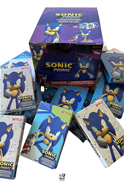 wildpanda Yeni Sonic Prime Karakter Oyun Kartları 24 Adet Tam Kutu