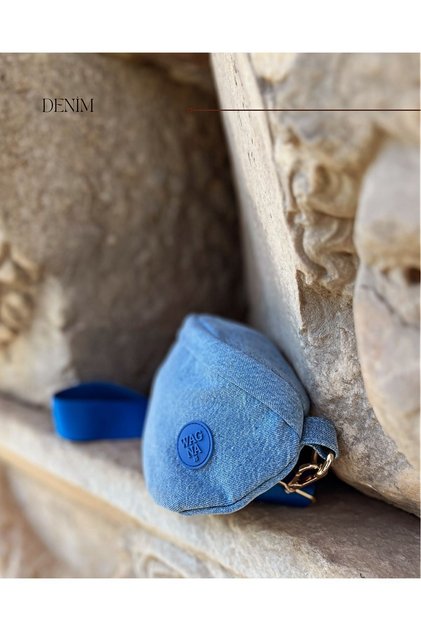 Denim Berry Bag Cobalt Blue Hanging Bag